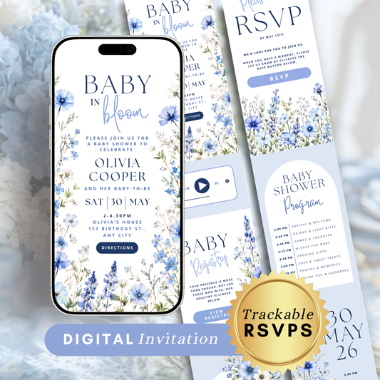 Baby Shower Digital Invitation