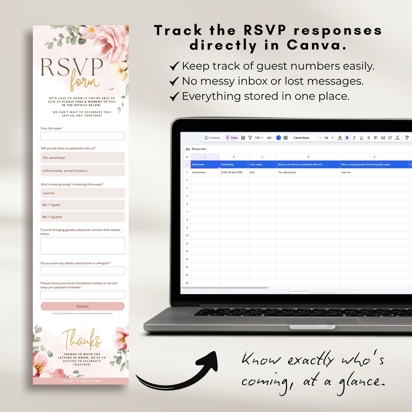 Floral Baby Shower Digital Invitation
