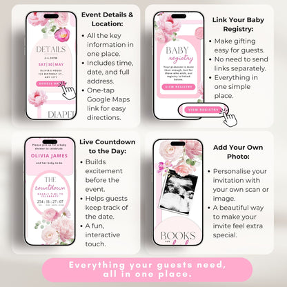 Baby Shower Digital Invitation