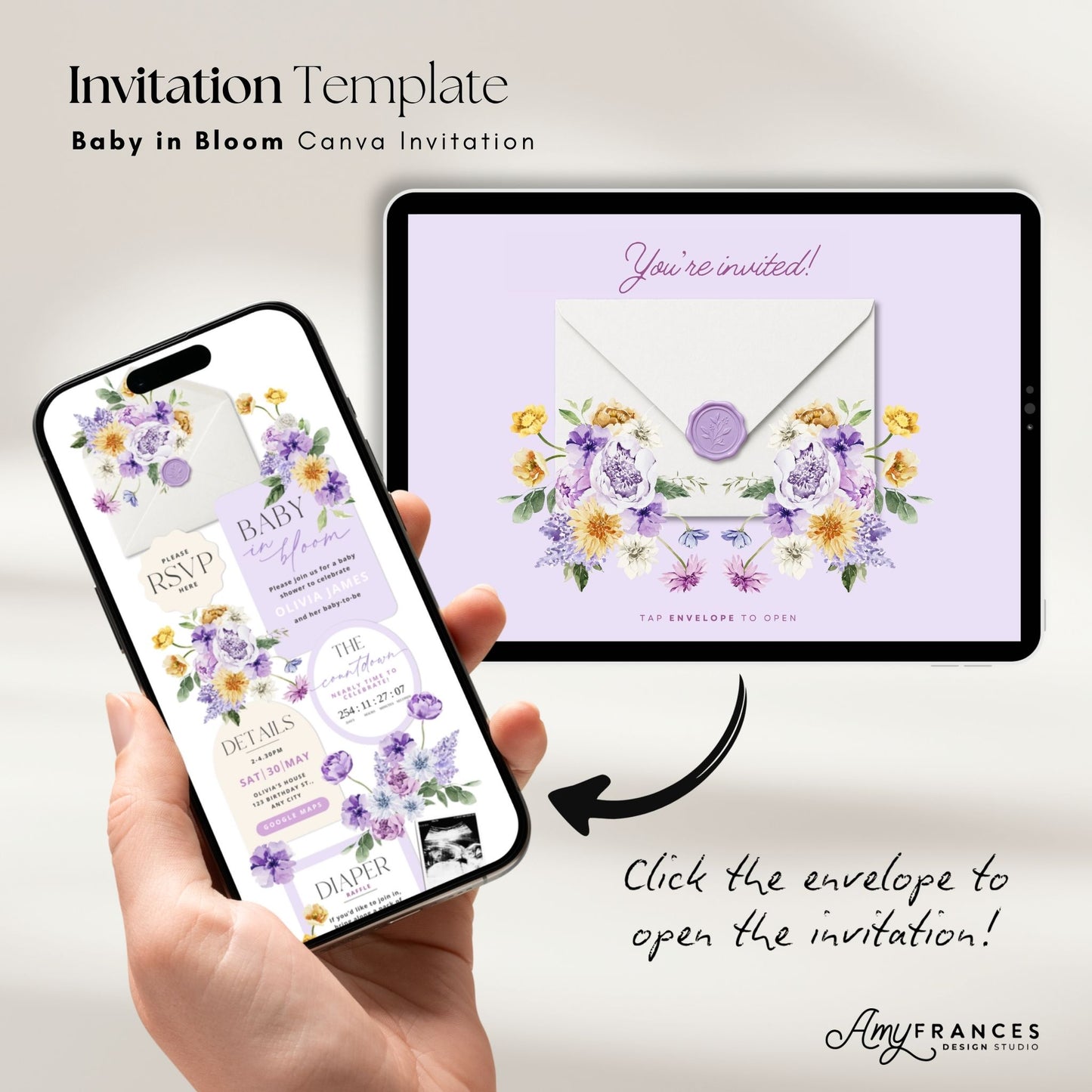 Baby Shower Digital Invitation