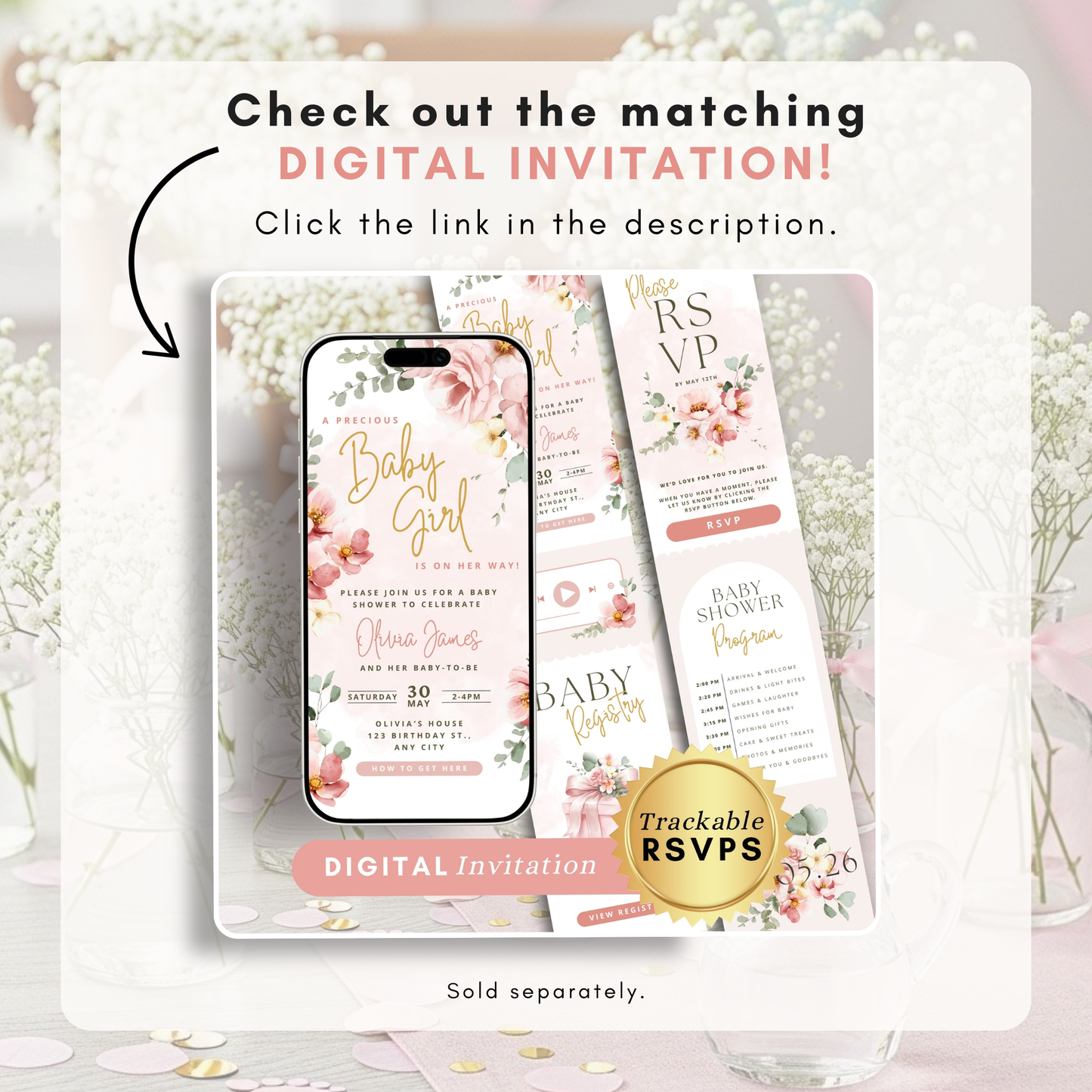 Baby Shower Invitation Bundle