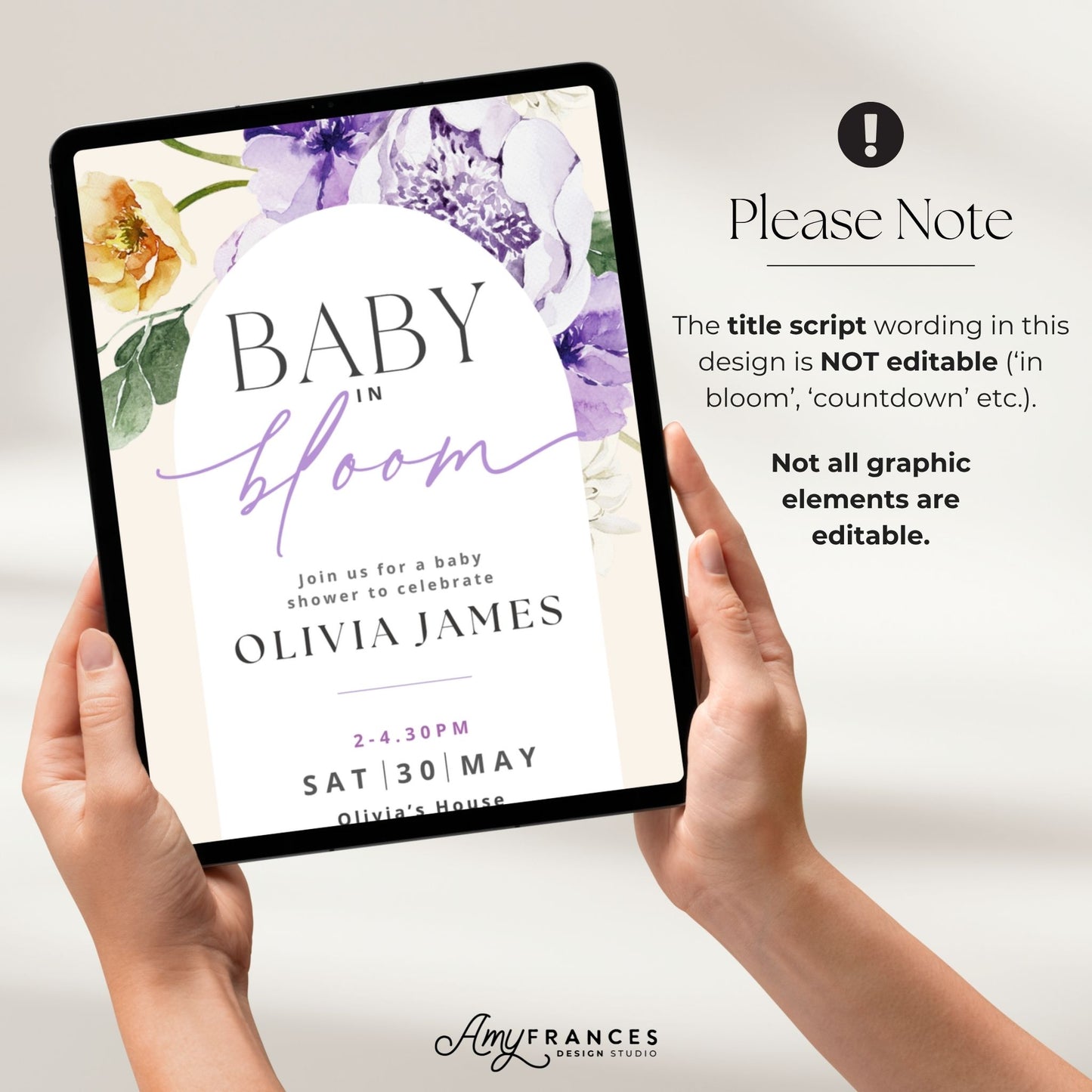 Baby Shower Digital Invitation