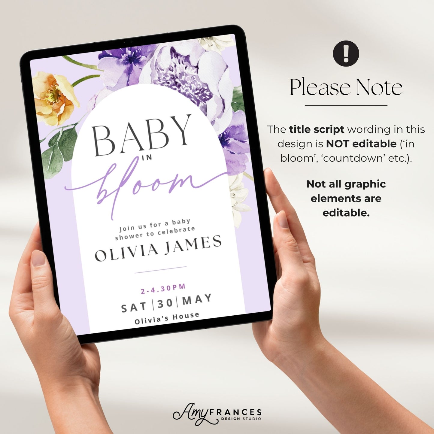 Baby Shower Digital Invitation