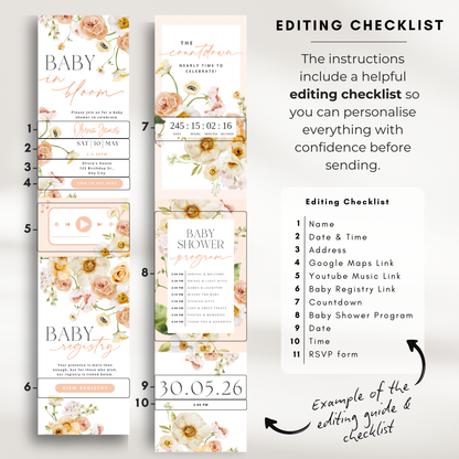 Baby Shower Digital Invitation
