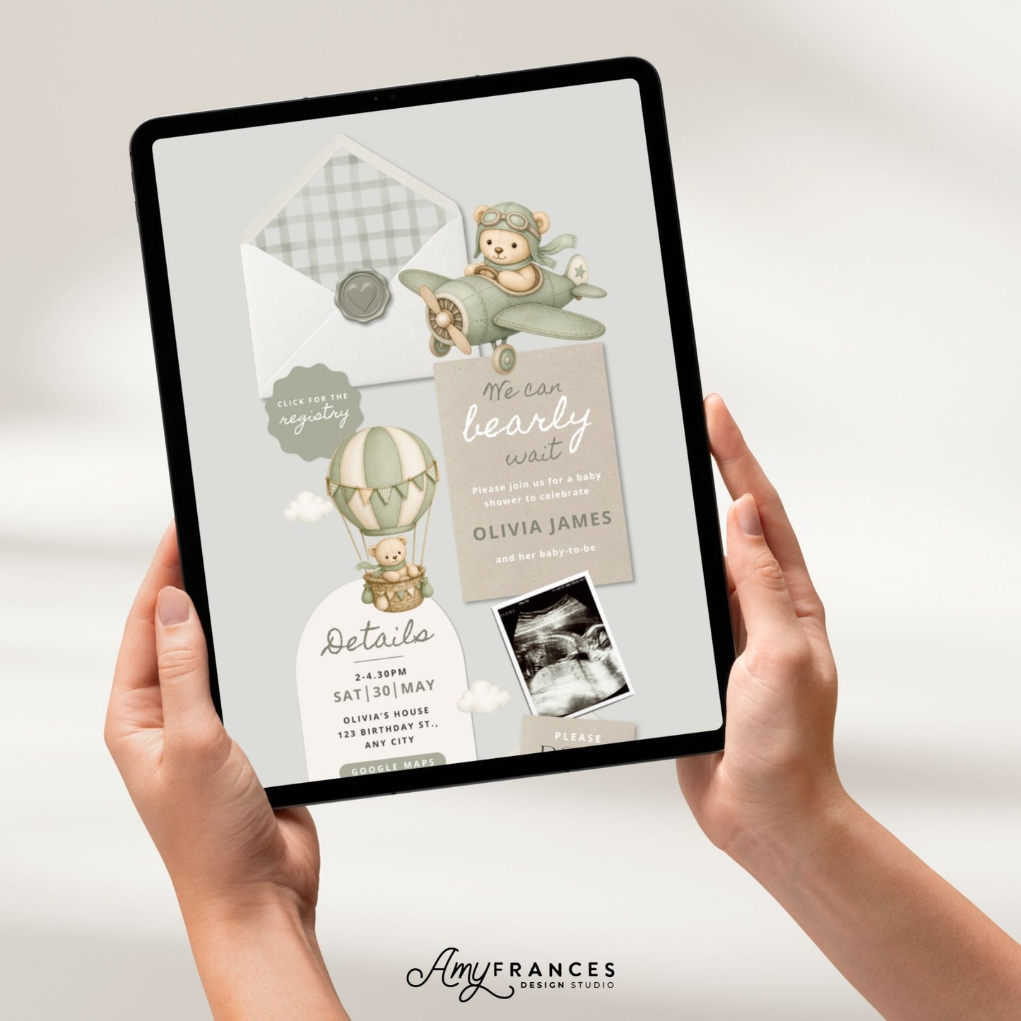 Baby Shower Digital Invitation
