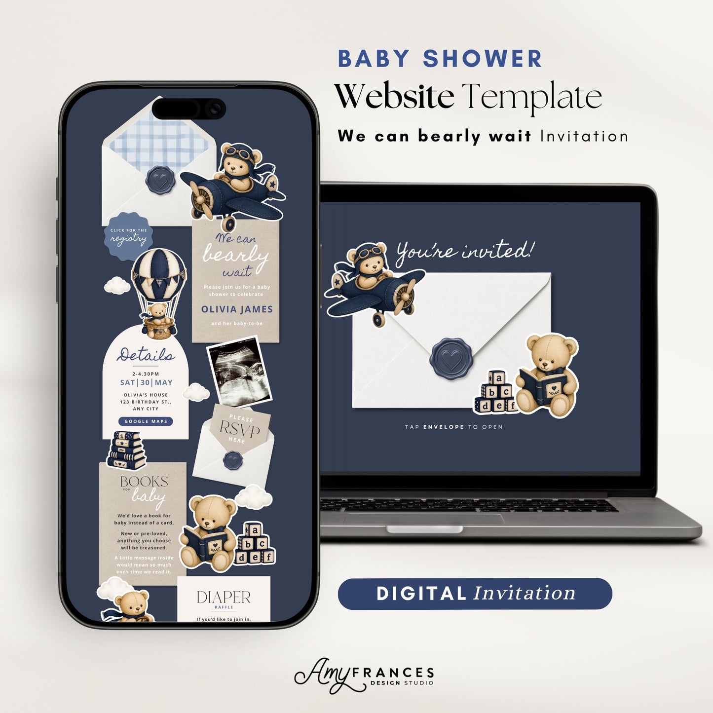 Baby Shower Digital Invitation