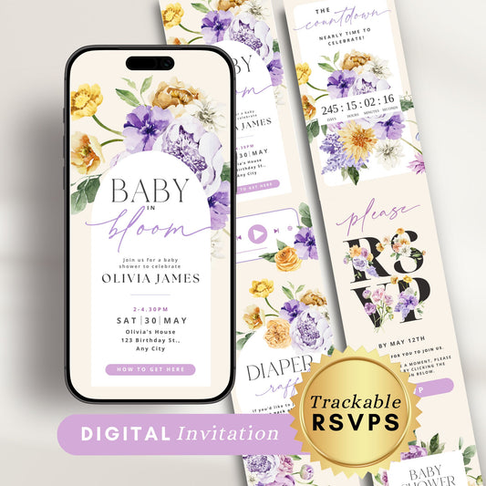 Baby Shower Digital Invitation
