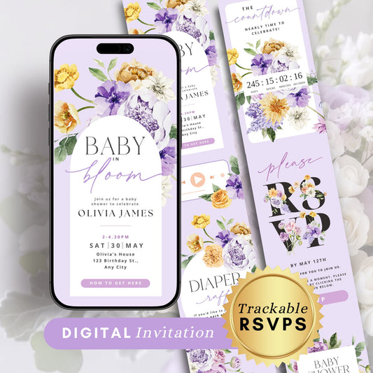 Baby Shower Digital Invitation