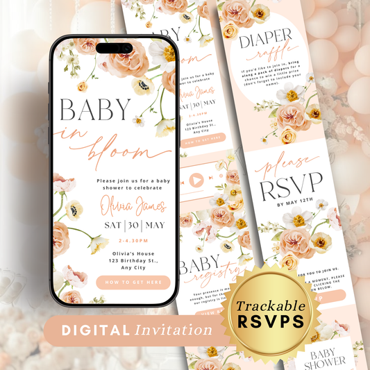 Baby Shower Digital Invitation