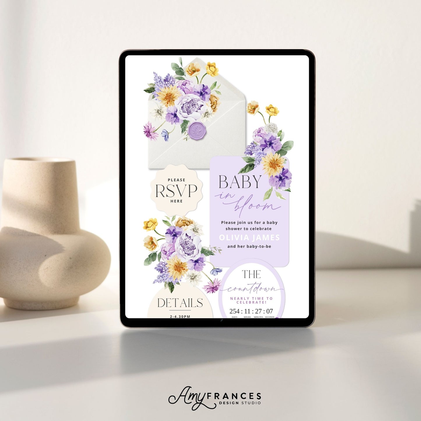 Baby Shower Digital Invitation
