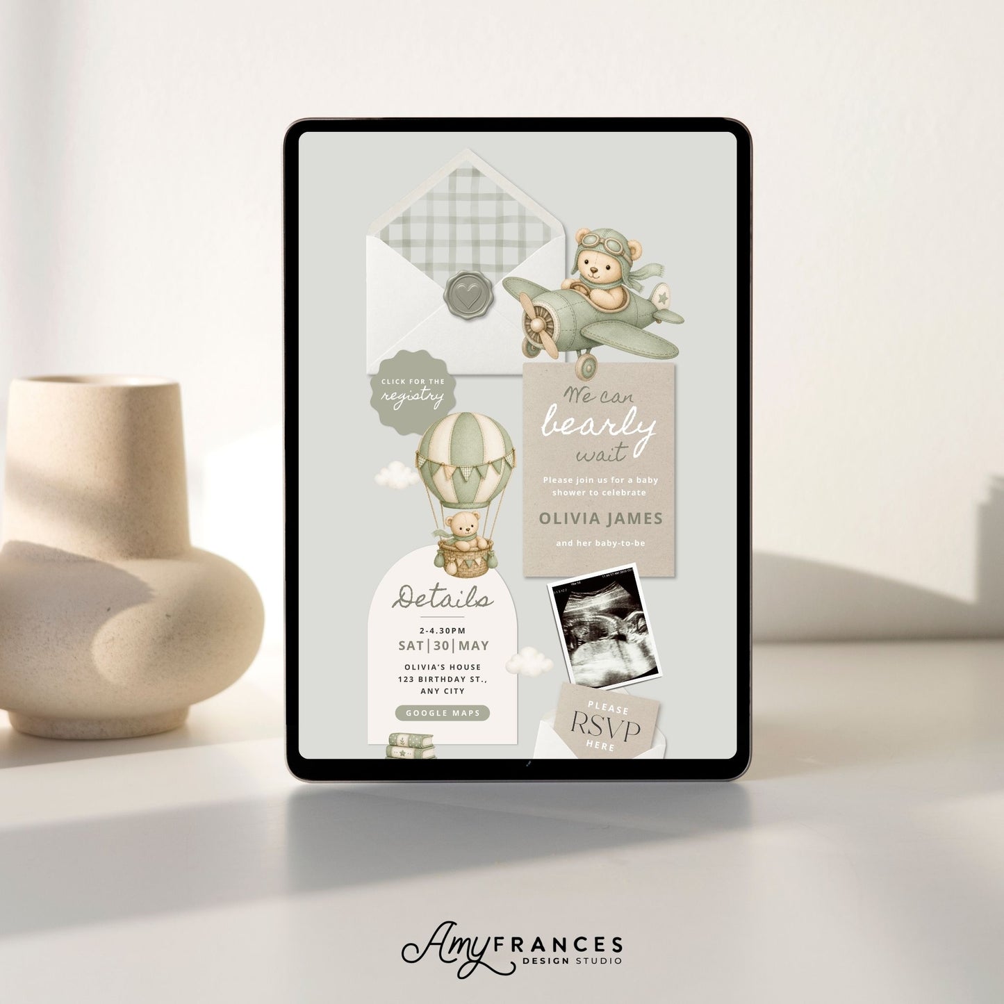 Baby Shower Digital Invitation