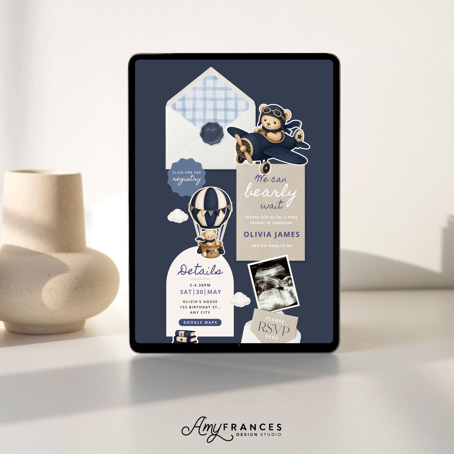 Baby Shower Digital Invitation