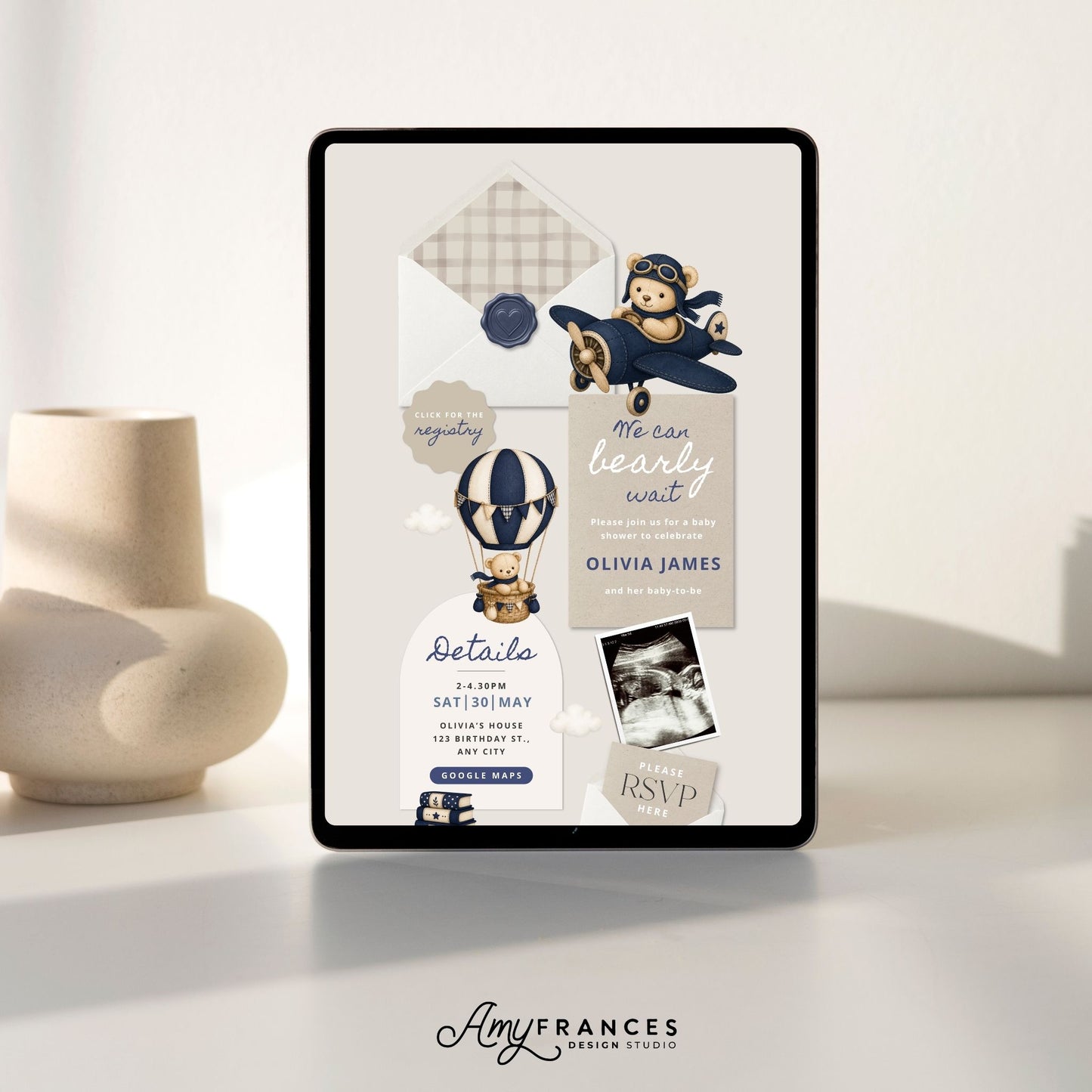 Baby Shower Digital Invitation