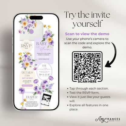 Baby Shower Digital Invitation