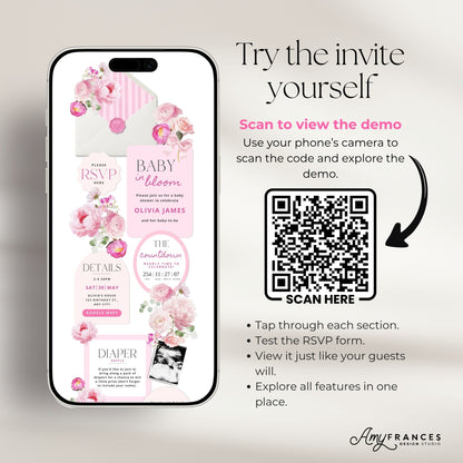 Baby Shower Digital Invitation