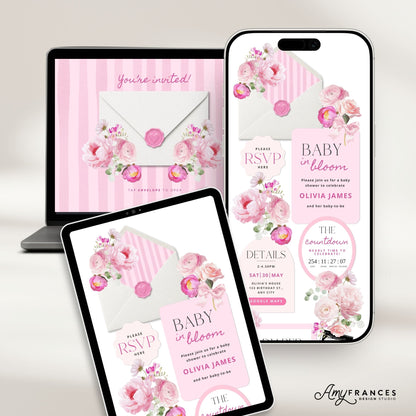 Baby Shower Digital Invitation