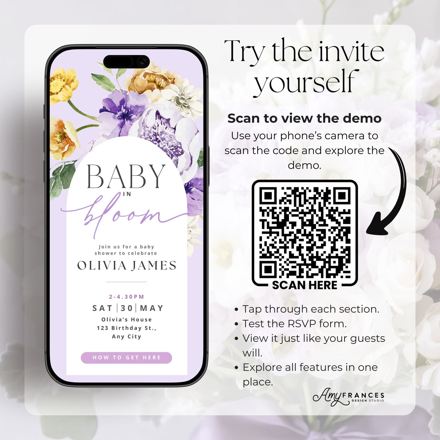 Baby Shower Digital Invitation