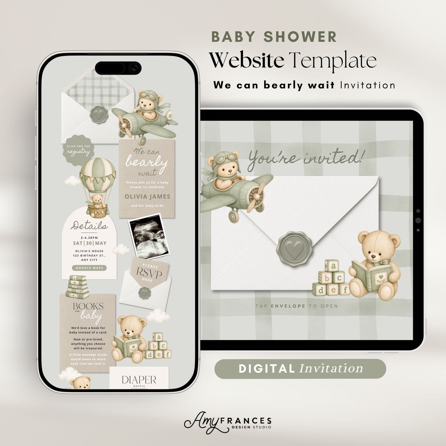 Baby Shower Digital Invitation