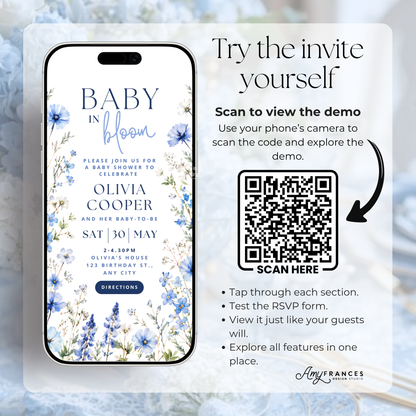 Baby Shower Digital Invitation