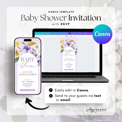 Baby Shower Digital Invitation