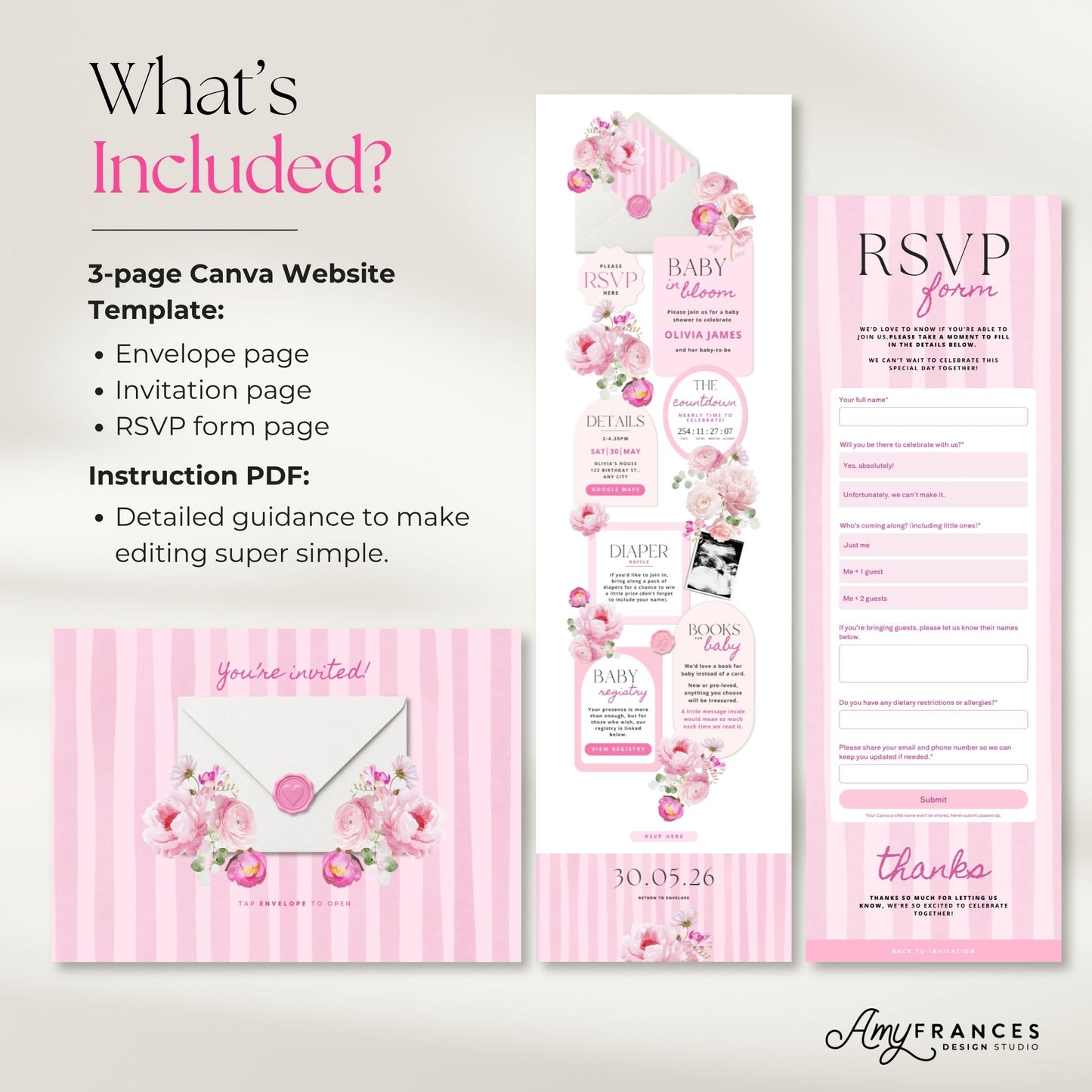 Baby Shower Digital Invitation