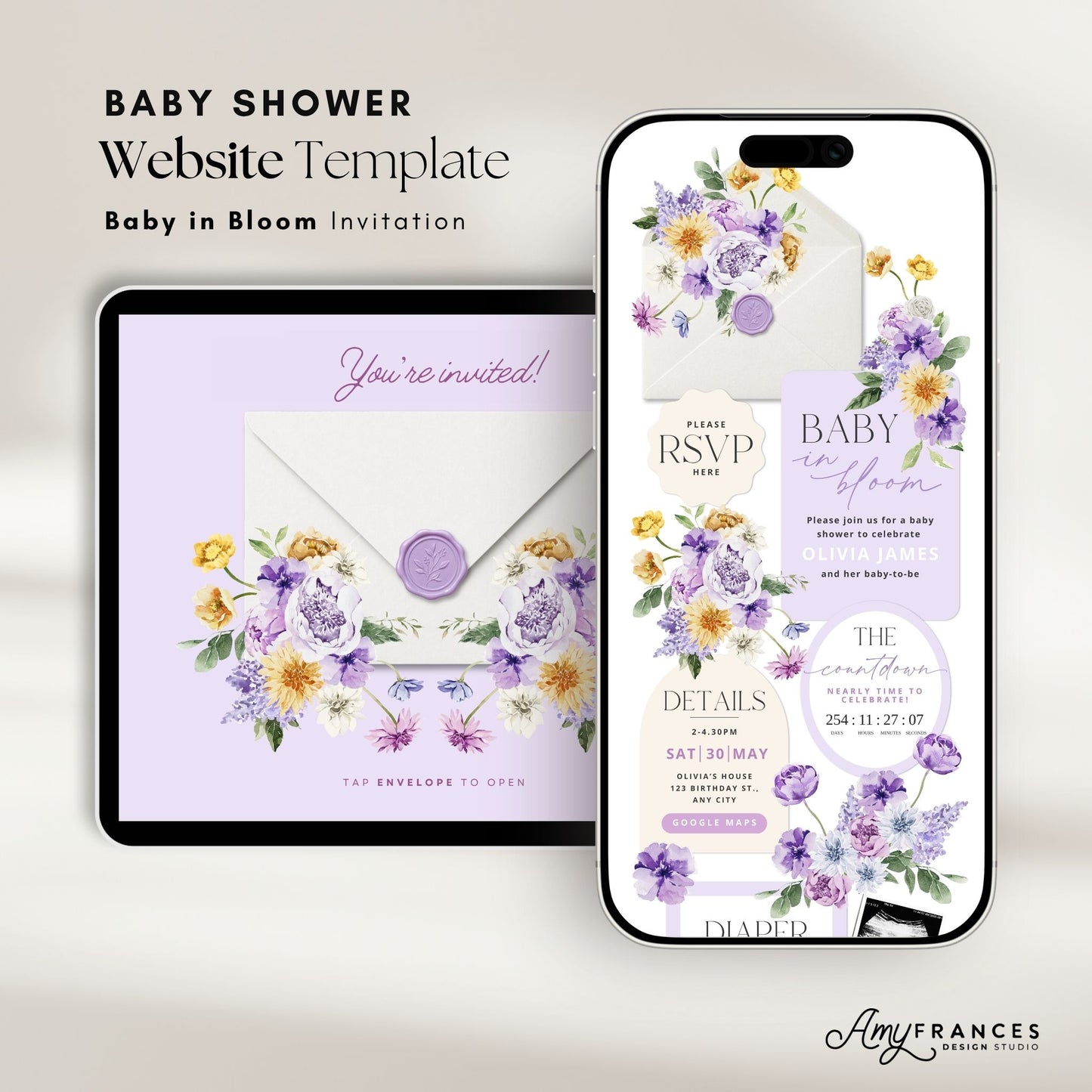 Baby Shower Digital Invitation