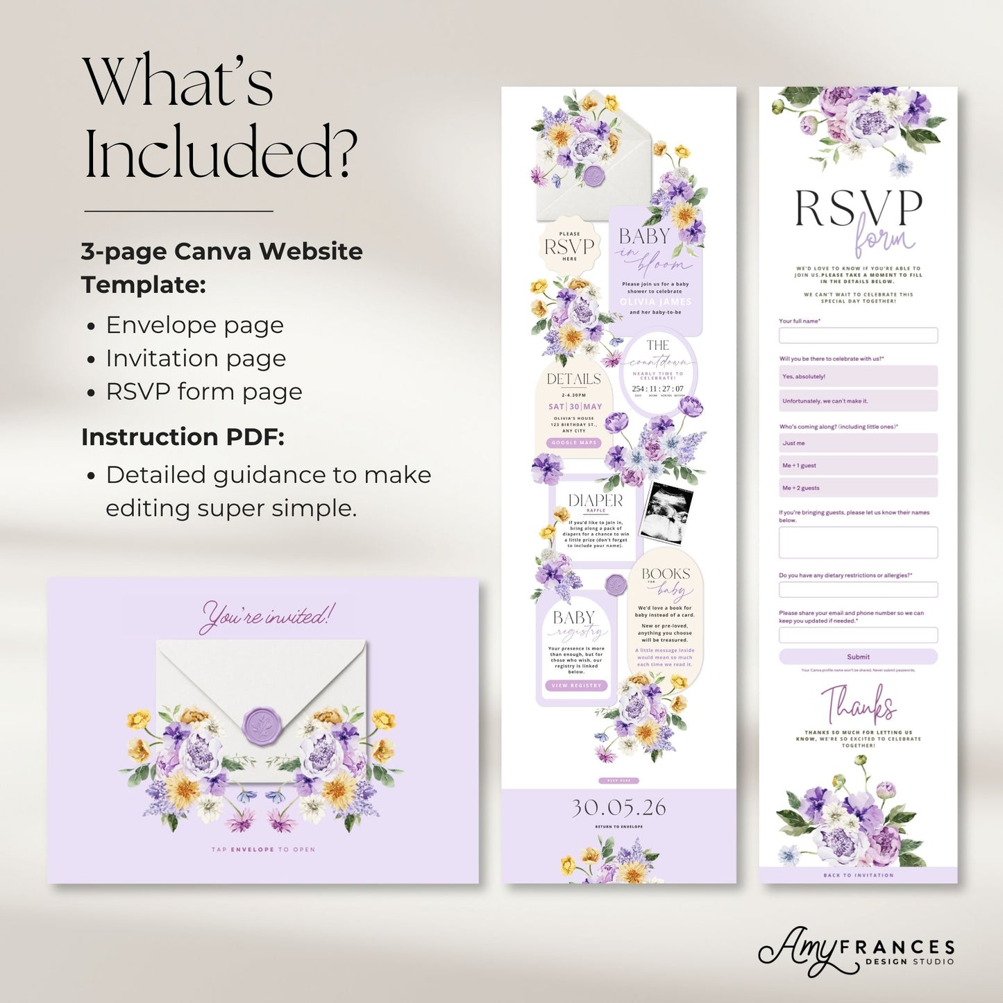 Baby Shower Digital Invitation