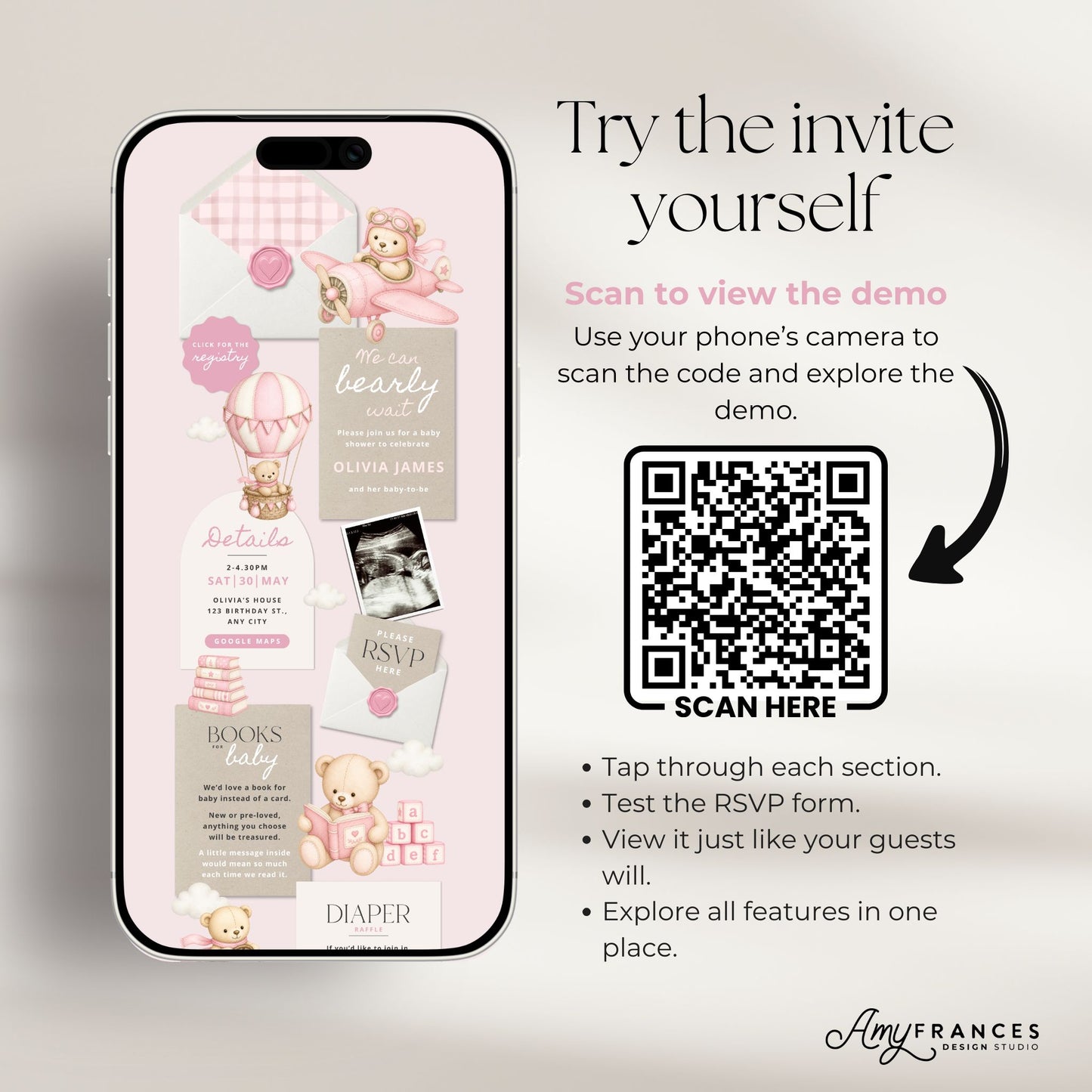 Baby Shower Digital Invitation