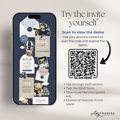 Baby Shower Digital Invitation