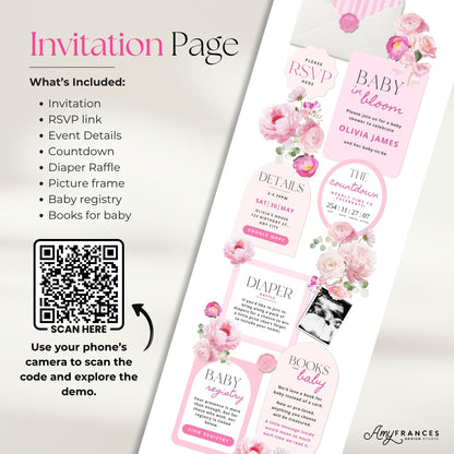 Baby Shower Digital Invitation