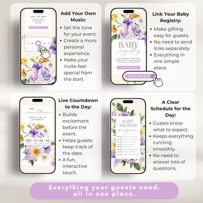Baby Shower Digital Invitation
