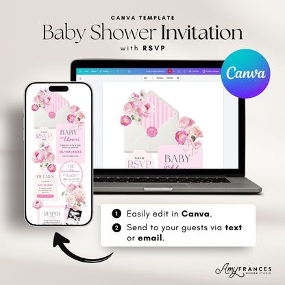 Baby Shower Digital Invitation
