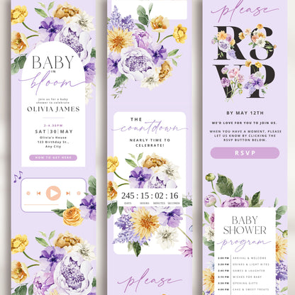 Baby Shower Digital Invitation