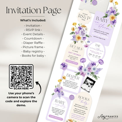 Baby Shower Digital Invitation