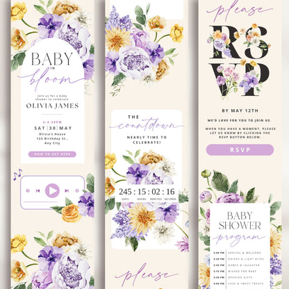 Baby Shower Digital Invitation