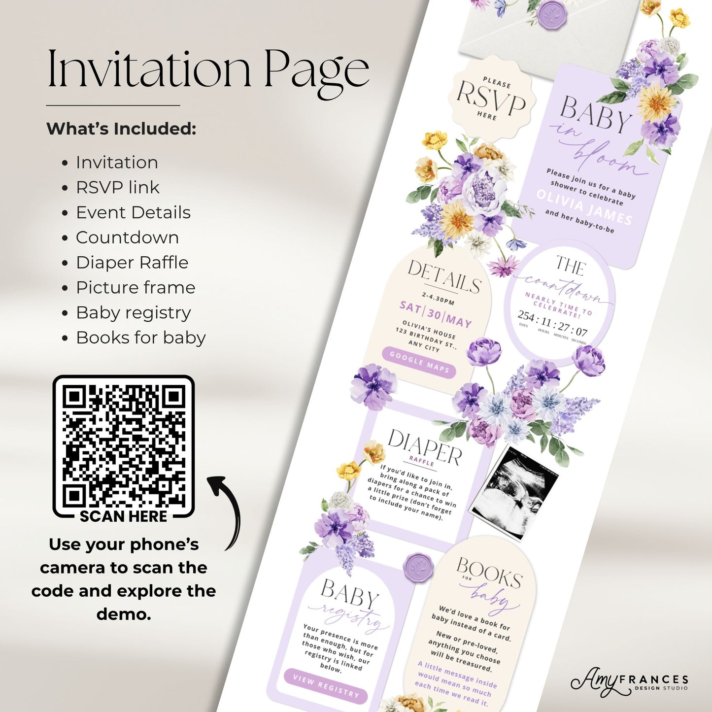 Baby Shower Digital Invitation