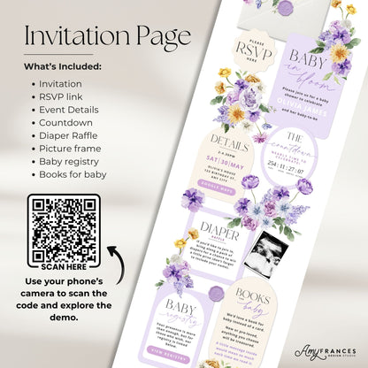 Baby Shower Digital Invitation