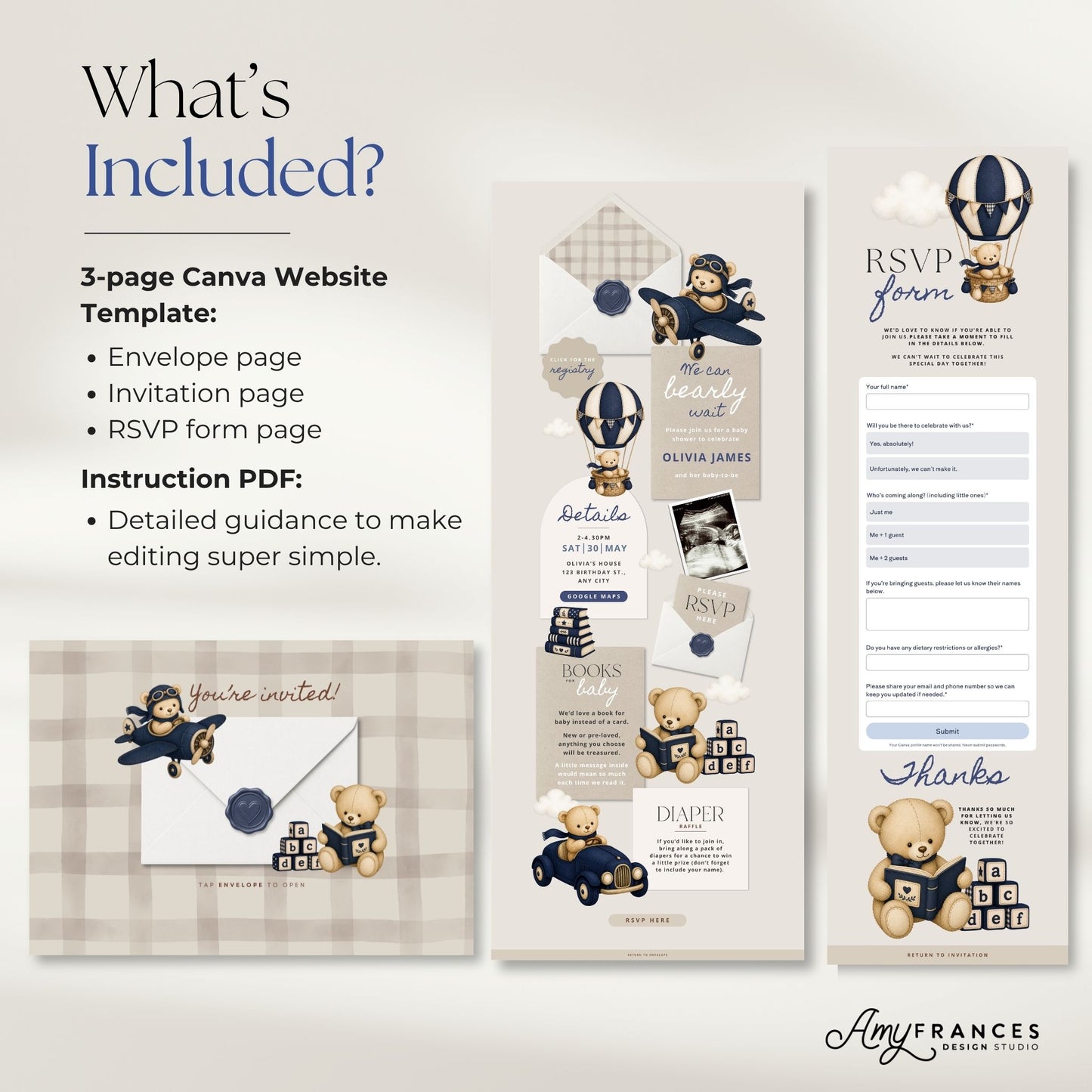 Baby Shower Digital Invitation