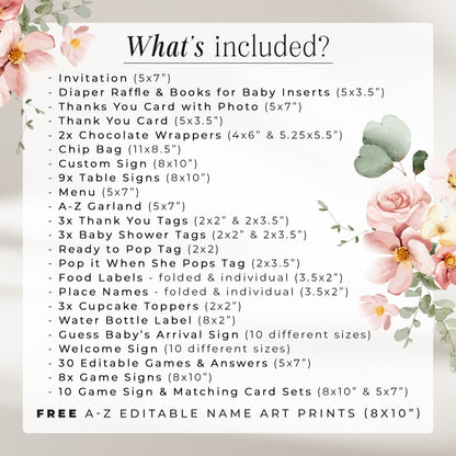 Baby Shower Invitation Bundle