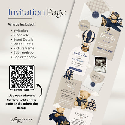 Baby Shower Digital Invitation