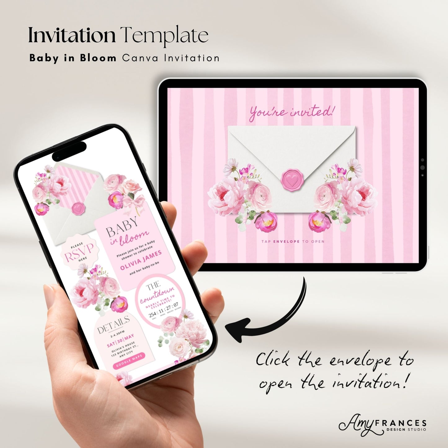 Baby Shower Digital Invitation