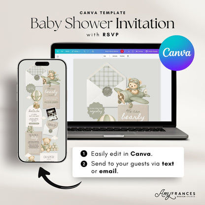 Baby Shower Digital Invitation