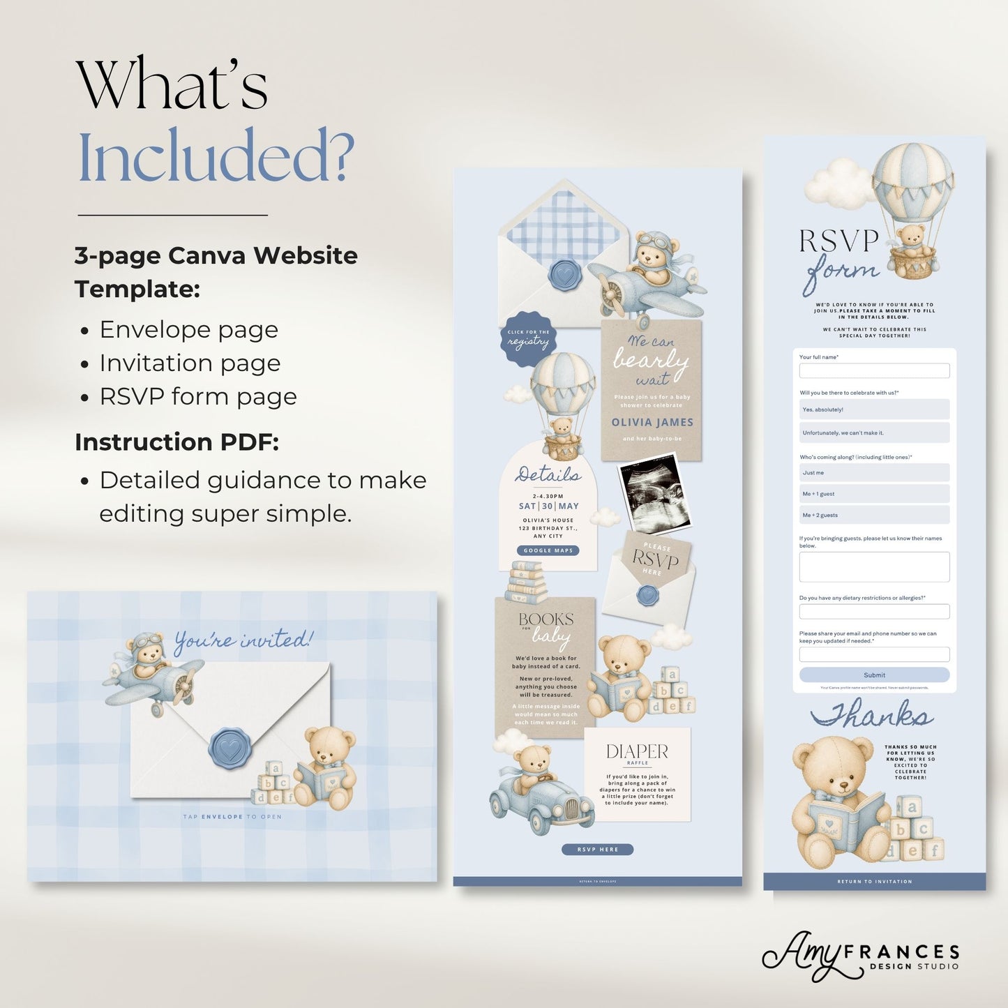 Baby Shower Digital Invitation