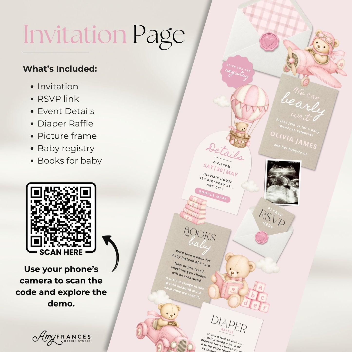 Baby Shower Digital Invitation