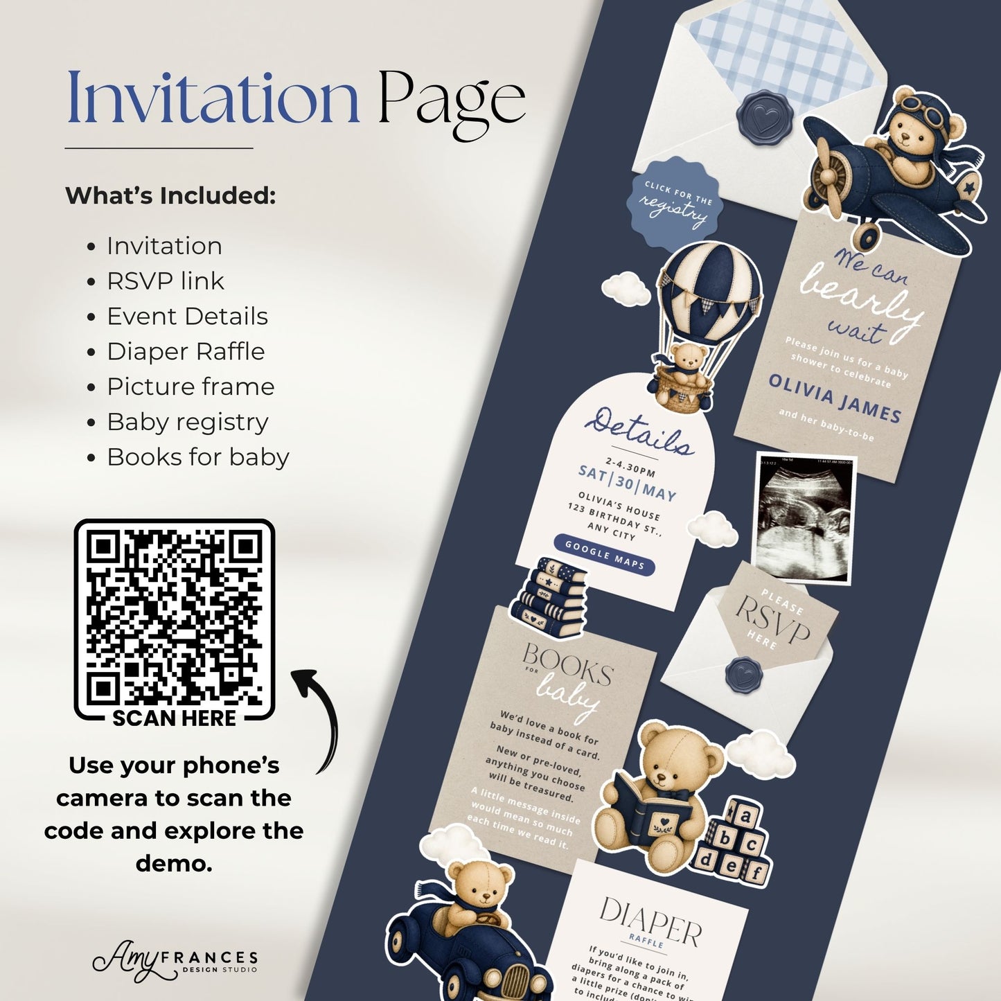 Baby Shower Digital Invitation