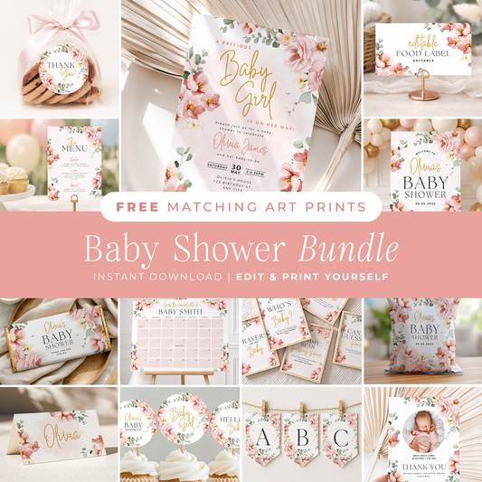Baby Shower Invitation Bundle