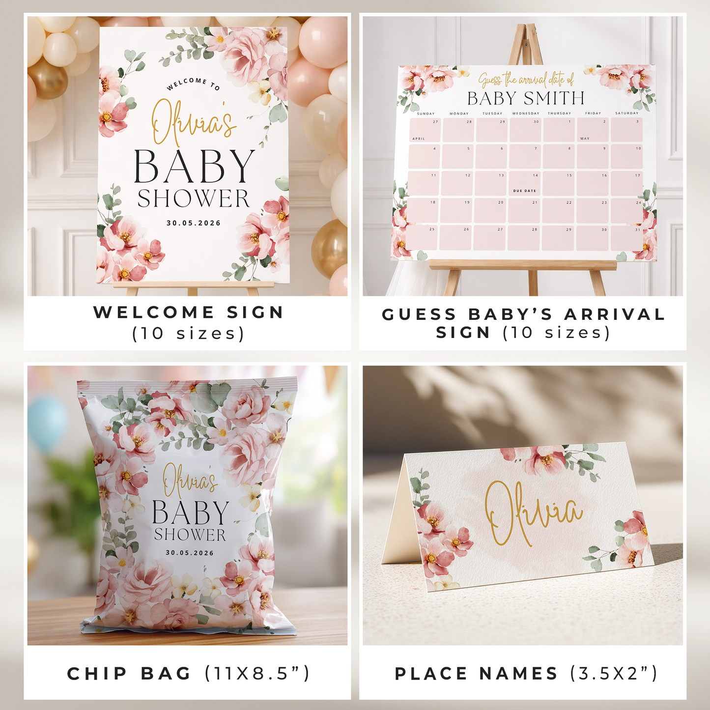 Baby Shower Invitation Bundle