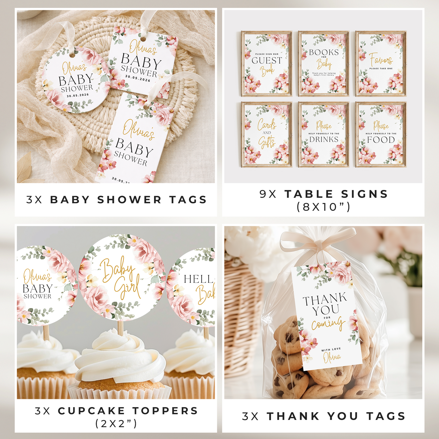 Baby Shower Invitation Bundle