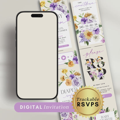 Baby Shower Digital Invitation