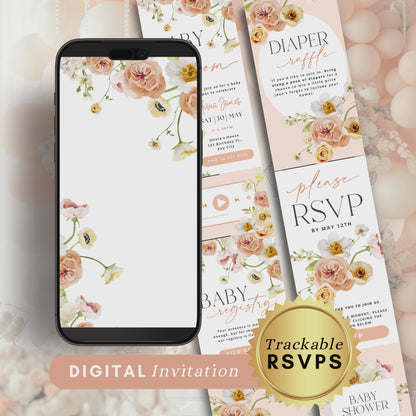 Baby Shower Digital Invitation